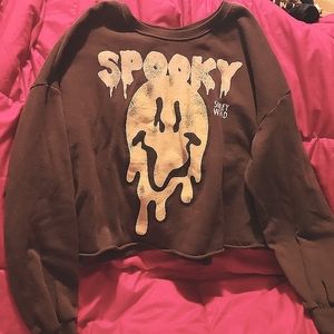 Grey Smiley World sweater